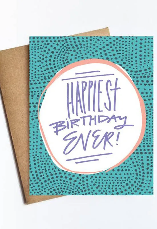 Birthday Card for the Happiest Birthday