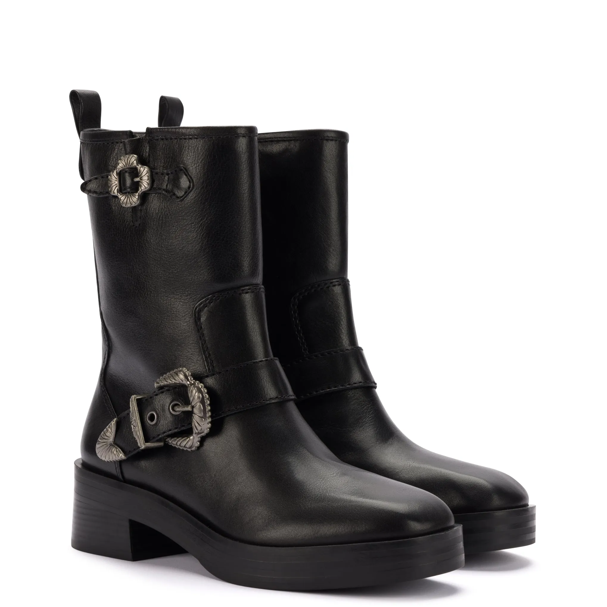 Black Leather Hardy Boot