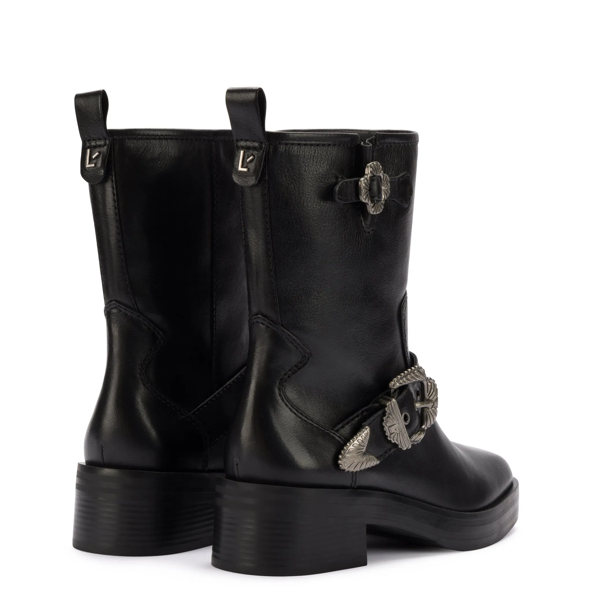 Black Leather Hardy Boot