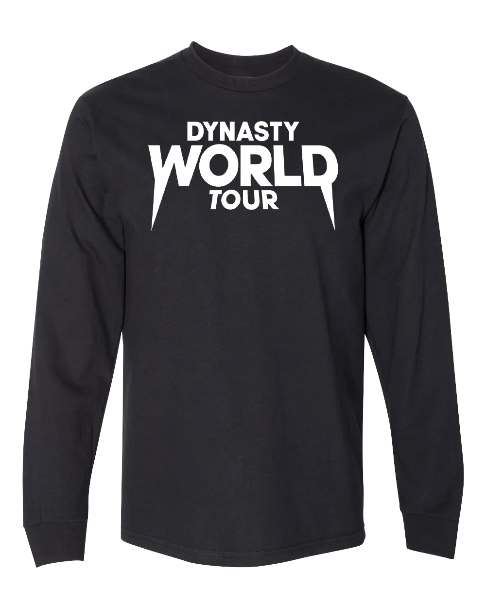 Black Longsleeve Tee for Dynasty World Tour