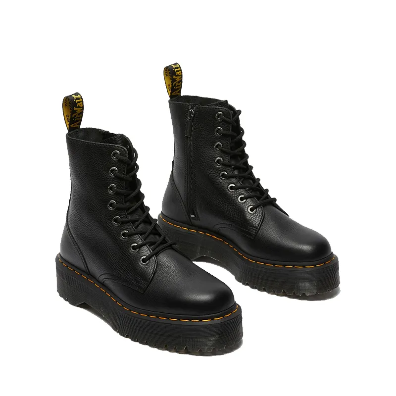 Black Mid-Top Women's Boots All Season