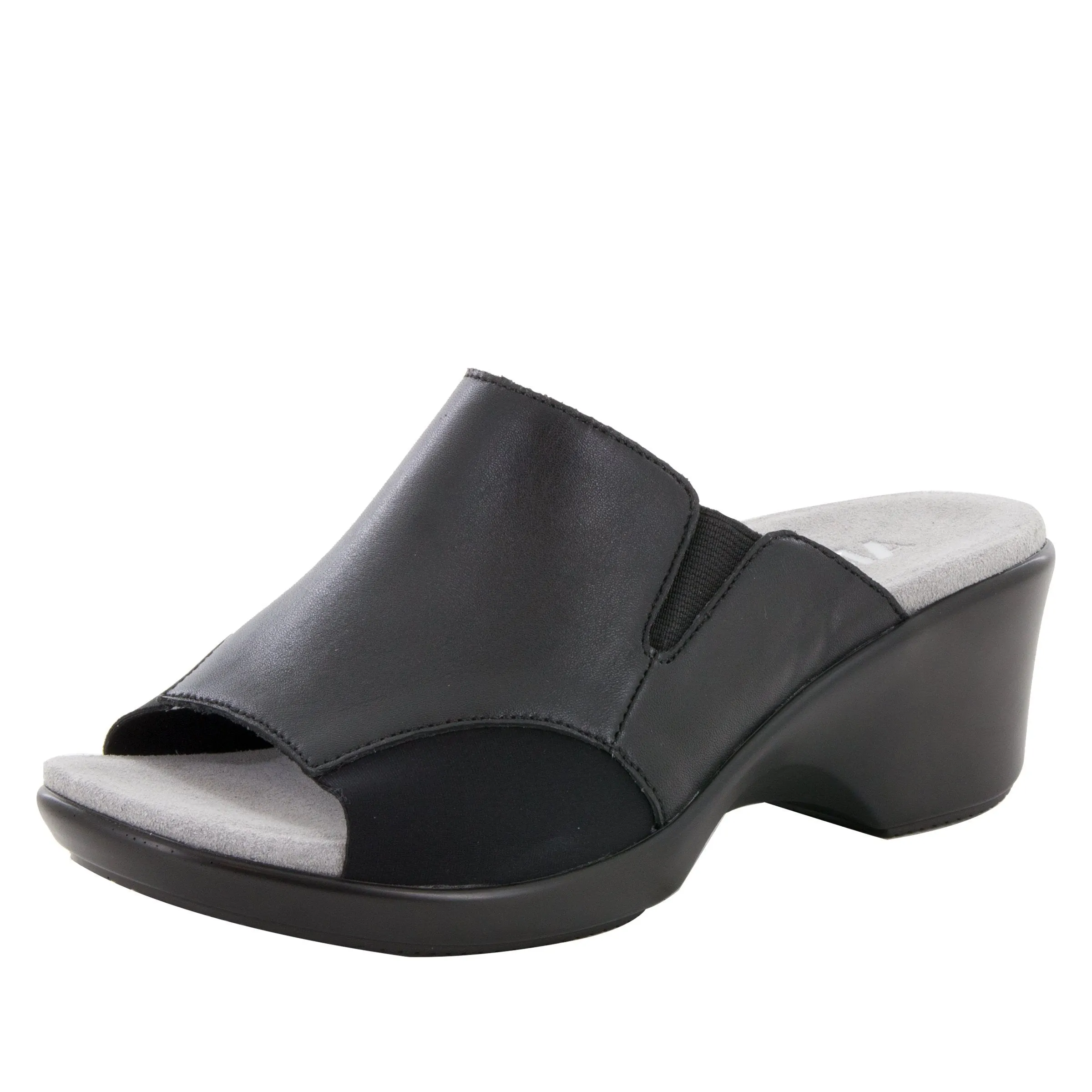 Black Nappa Sandal by Ryli