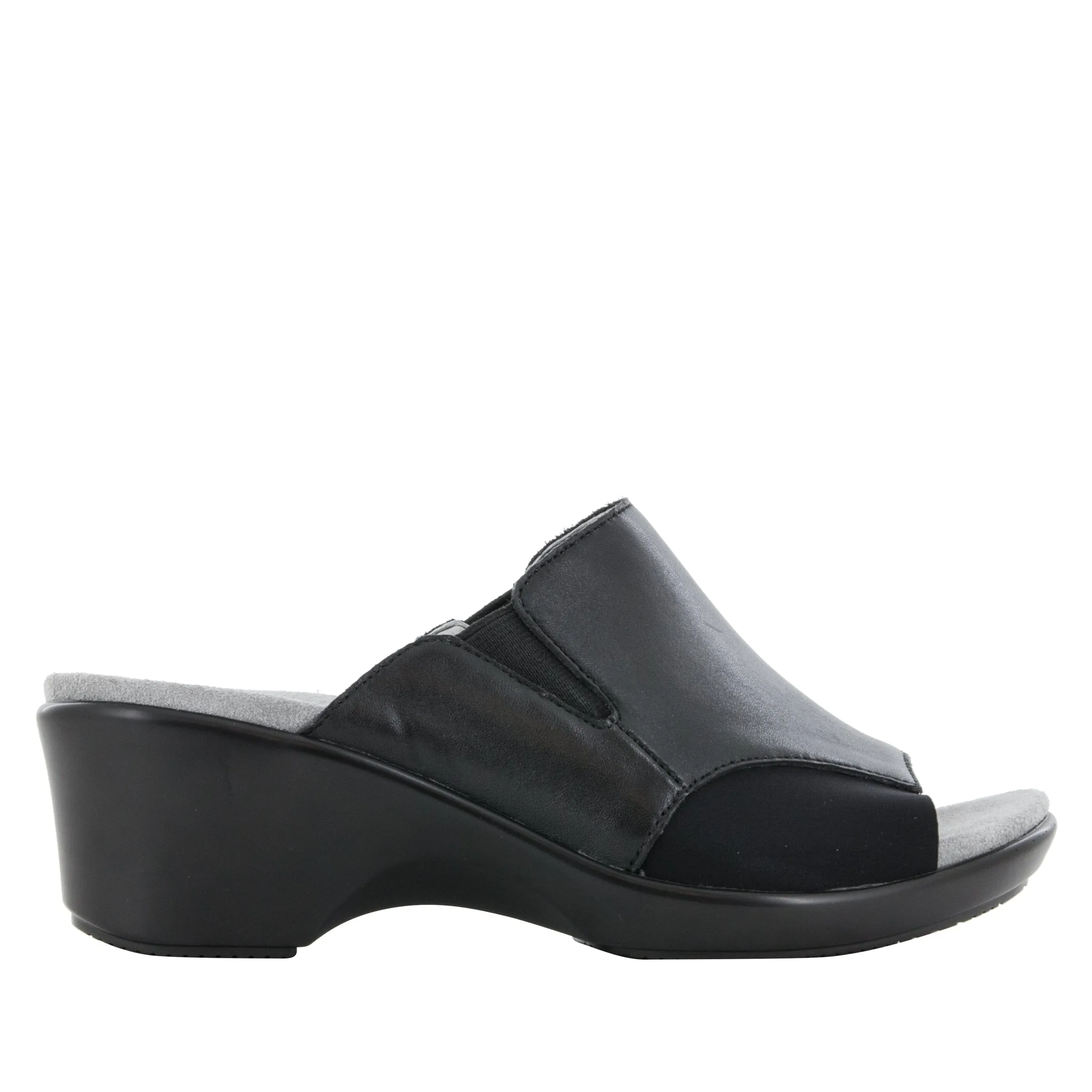 Black Nappa Sandal by Ryli