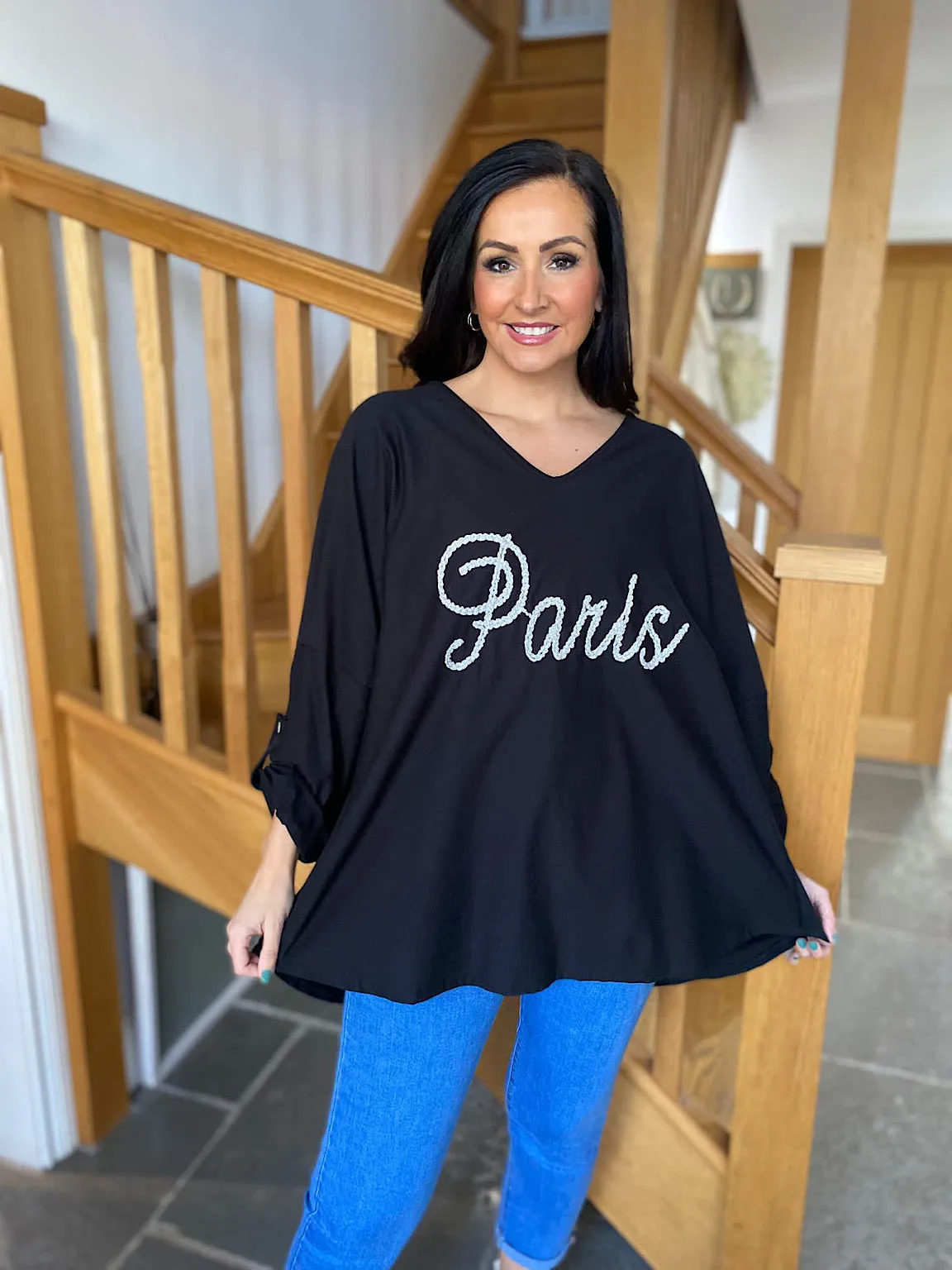 Black Paris Sweatshirt - Shop Now.