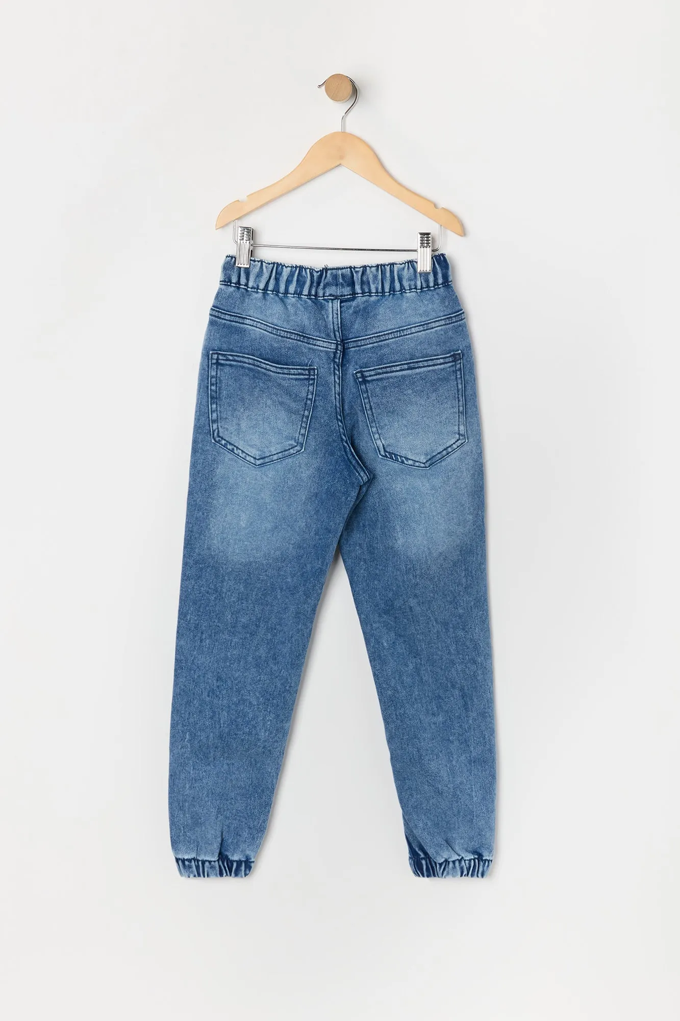 Boys Denim Drawstring Jogger