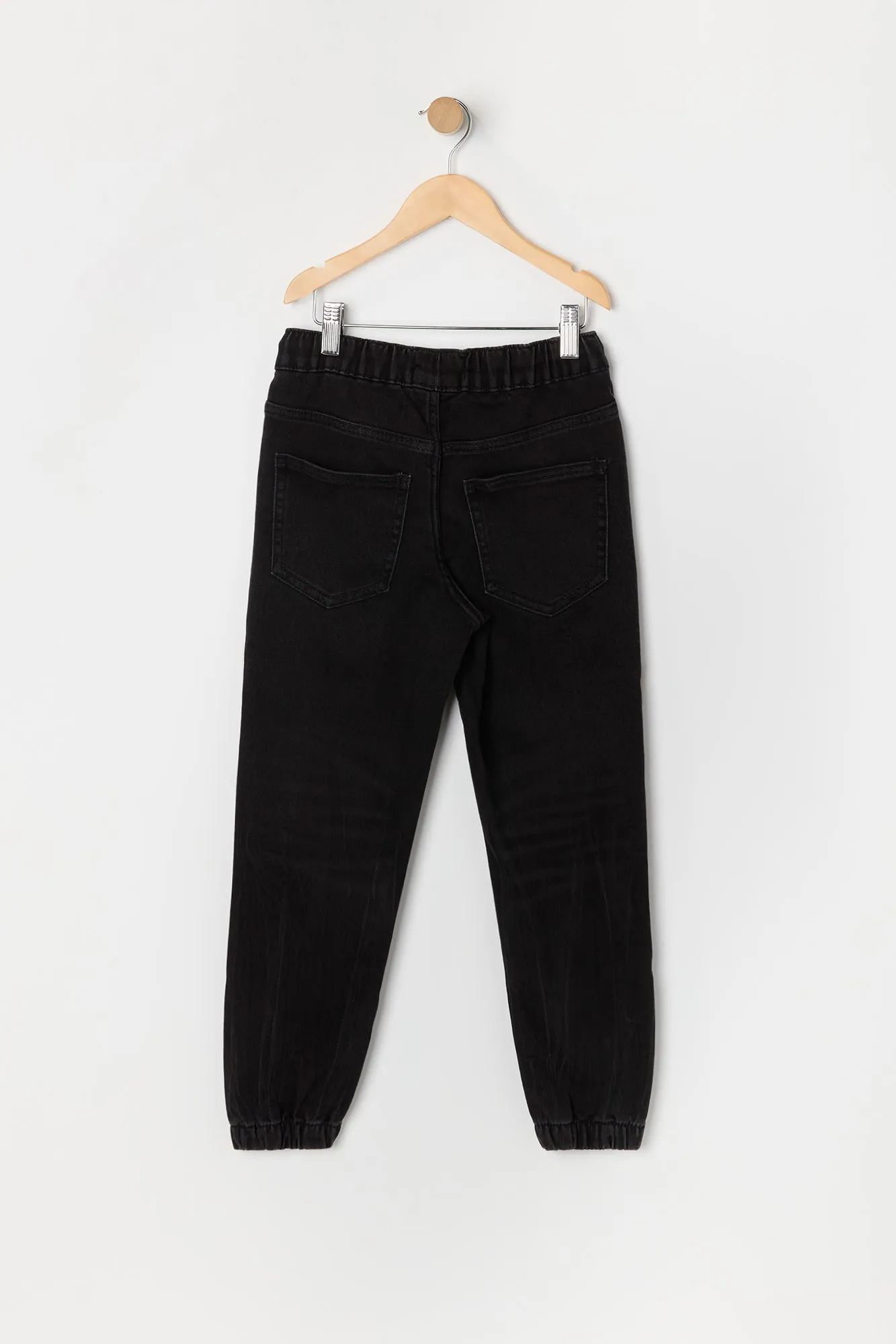 Boys Denim Drawstring Jogger