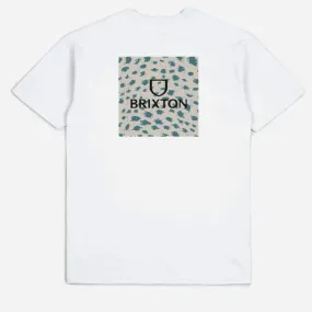 Brixton Alpha Square White/Cheetah