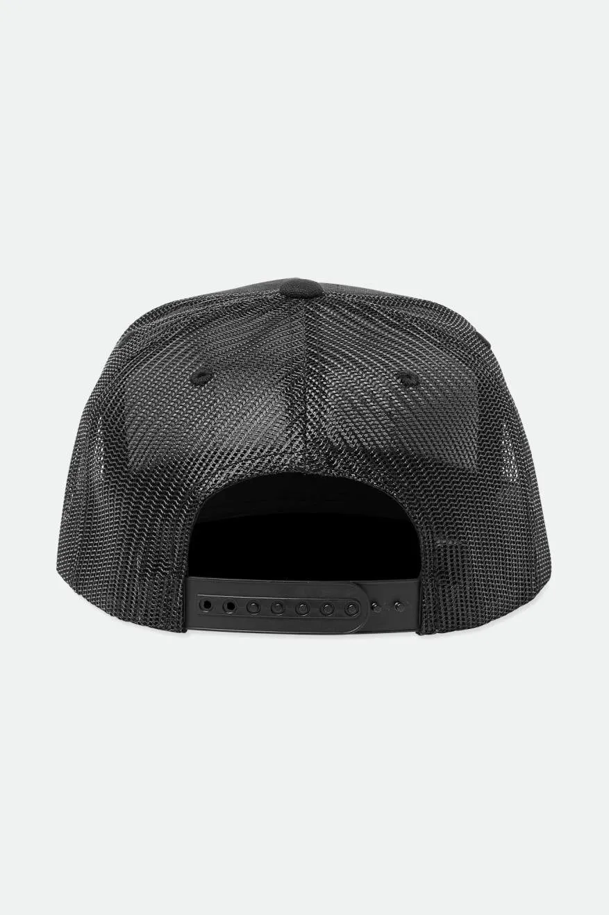 Brixton Palmer Proper MP Mesh Cap Black