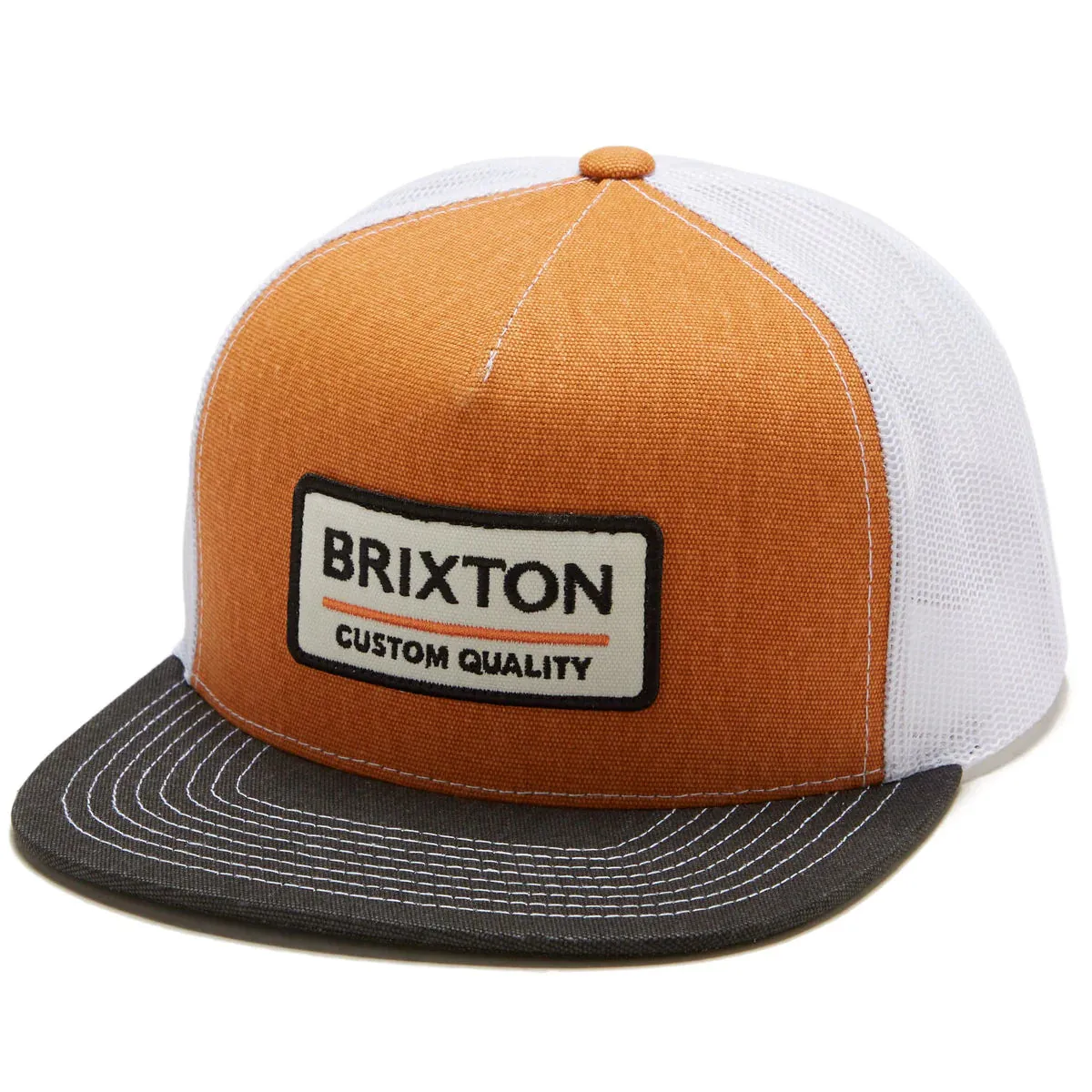 Brixton Palmer Proper MP Mesh Cap Phoenix Orange