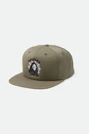 Brixton Reaper MP Snapback Cap - Olive Surplus