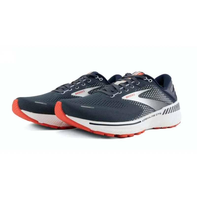 BROOKS ADRENALINE GTS 22 PEACOT/INDIA INK/GRENADINE FOR MEN'S