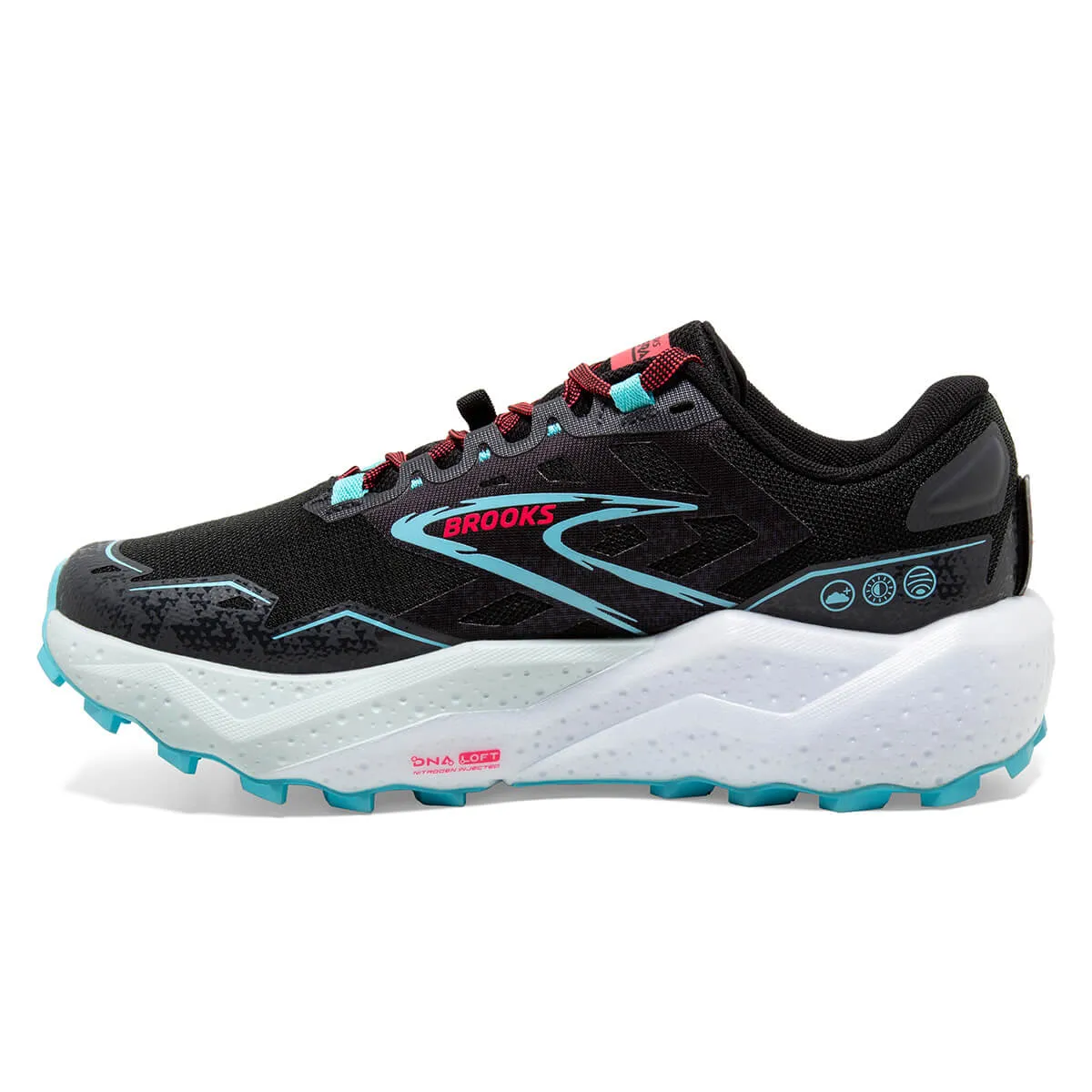 Brooks Caldera 7 Womens | Black/ebony/bluefish