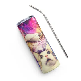 Burrito Cat 20 oz Stainless Steel Tumbler - Buy Now