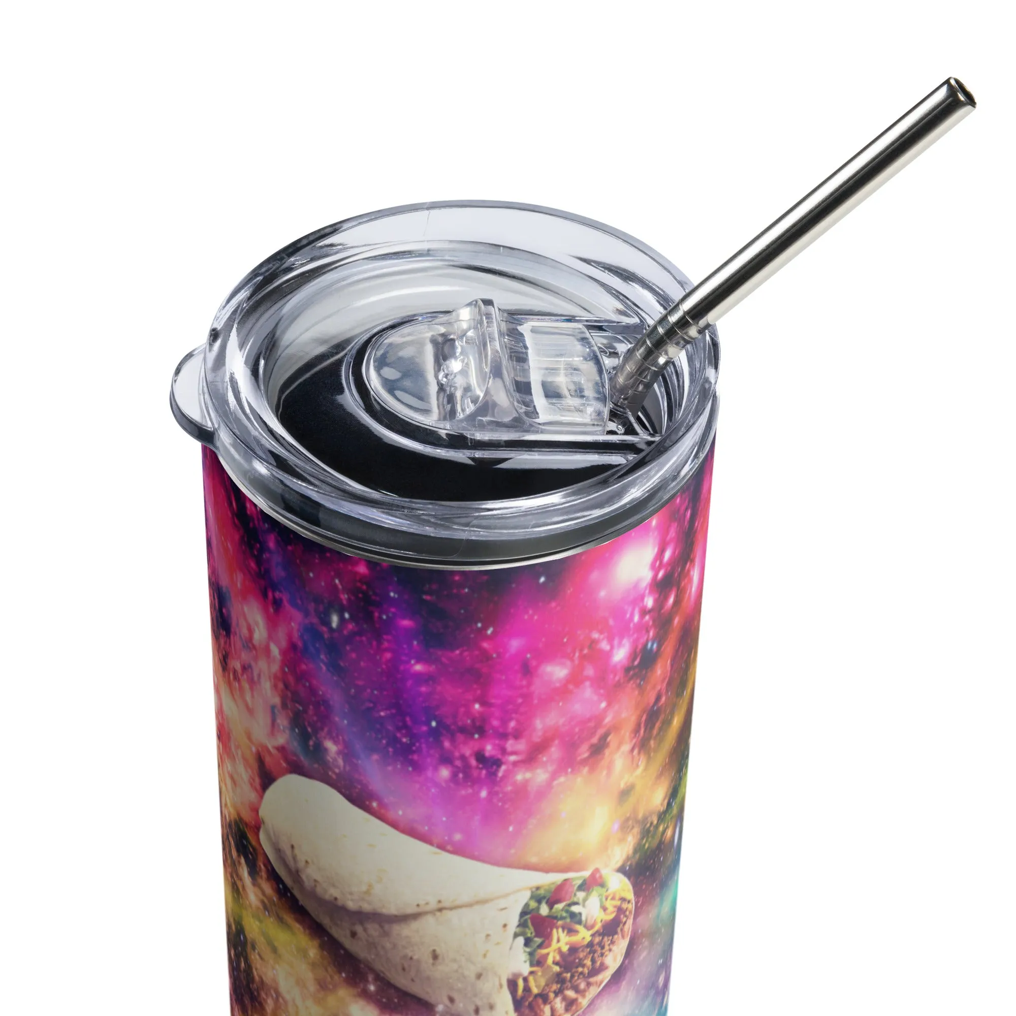 Burrito Cat 20 oz Stainless Steel Tumbler - Buy Now