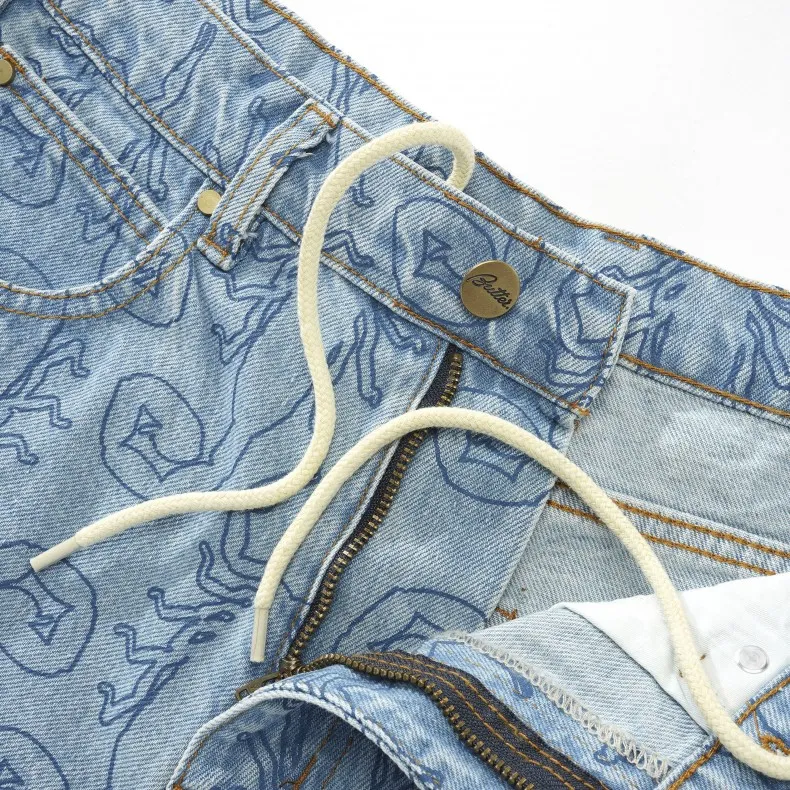 Butter Goods Scorpion Denim Shorts (Washed Indigo)