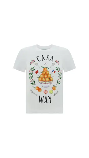 Casa Way White Oranges T-shirt