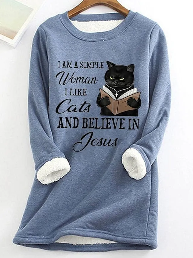 Cat Letter Sweatshirt