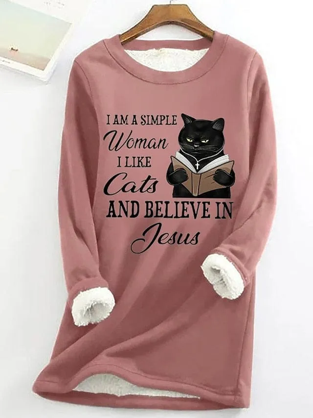 Cat Letter Sweatshirt