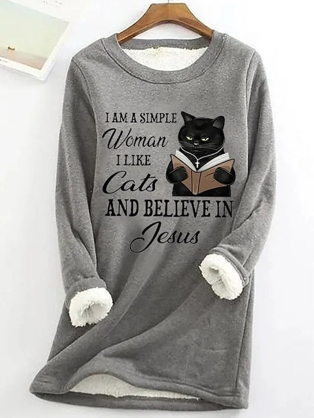 Cat Letter Sweatshirt