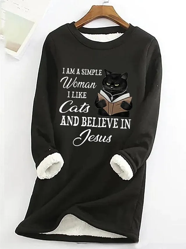 Cat Letter Sweatshirt