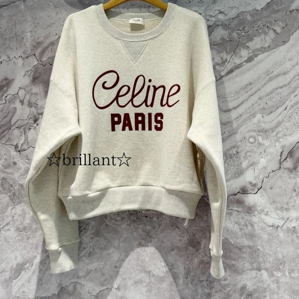 Celine cotton fleece sweatshirt