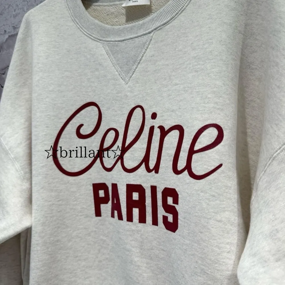 Celine cotton fleece sweatshirt