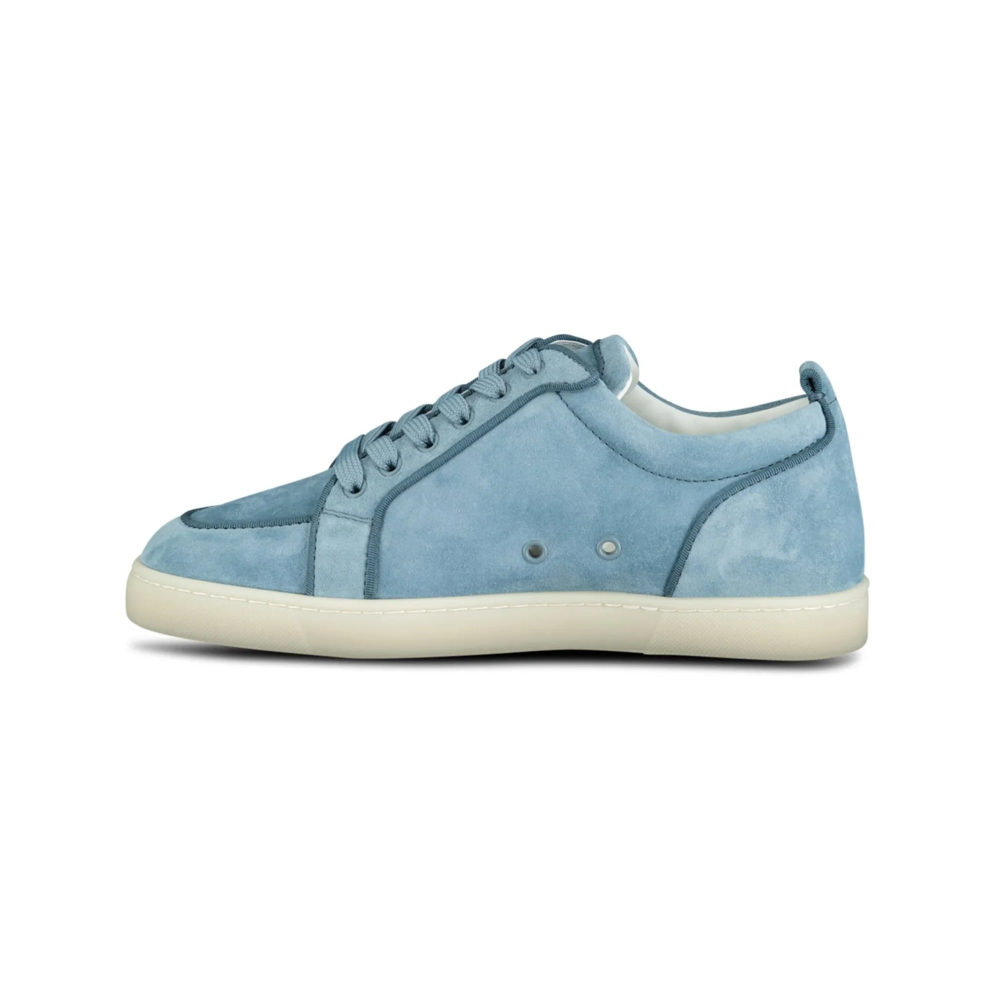 Christian Louboutin light blue trainers - Rantulow Orlato Suede