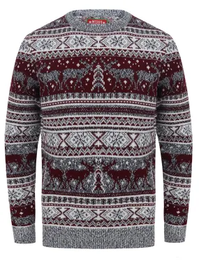 Christmas Jumper Reynisfjall Oxblood