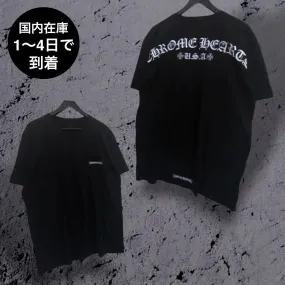 CHROME HEARTS  |Crew Neck Street Style Cotton Short Sleeves Logo