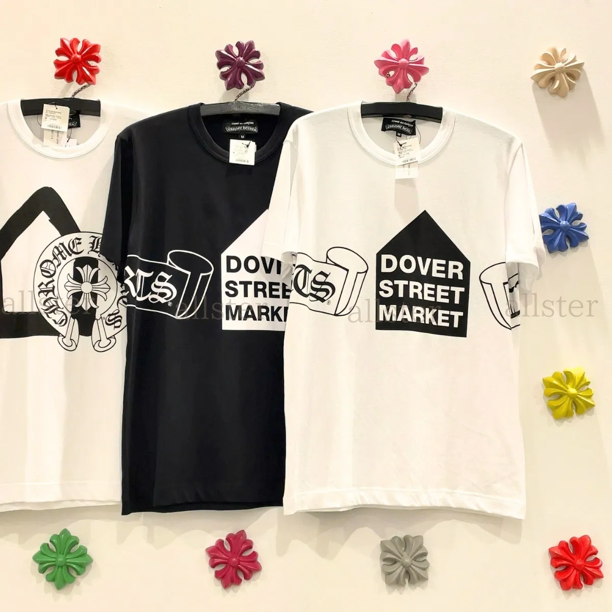 CHROME HEARTS  |Crew Neck Unisex Cotton Short Sleeves Logo