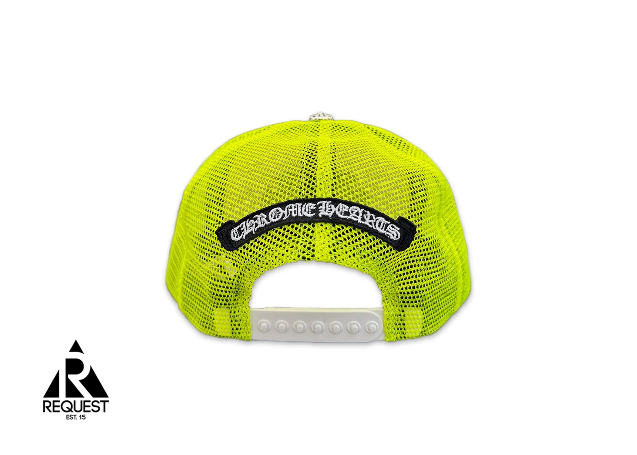 Chrome Hearts Triple Cross Trucker Miami Exclusive Lime Green