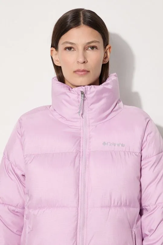 Columbia jacket Puffect Jacket women's pink color 1864781