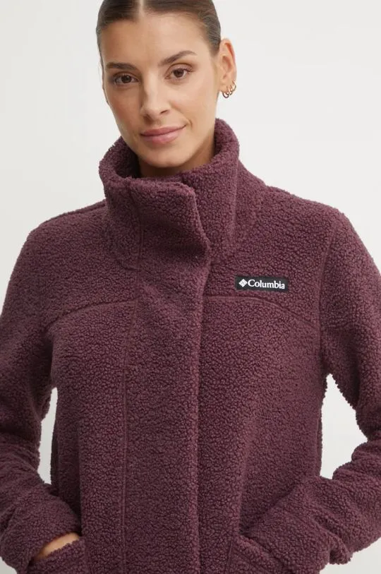 Columbia jacket women's maroon color