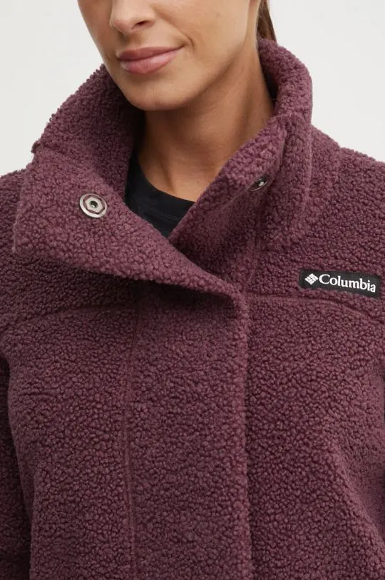 Columbia jacket women's maroon color