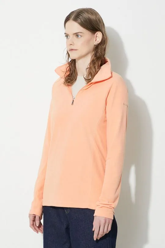 Columbia sports sweatshirt Glacial IV orange color