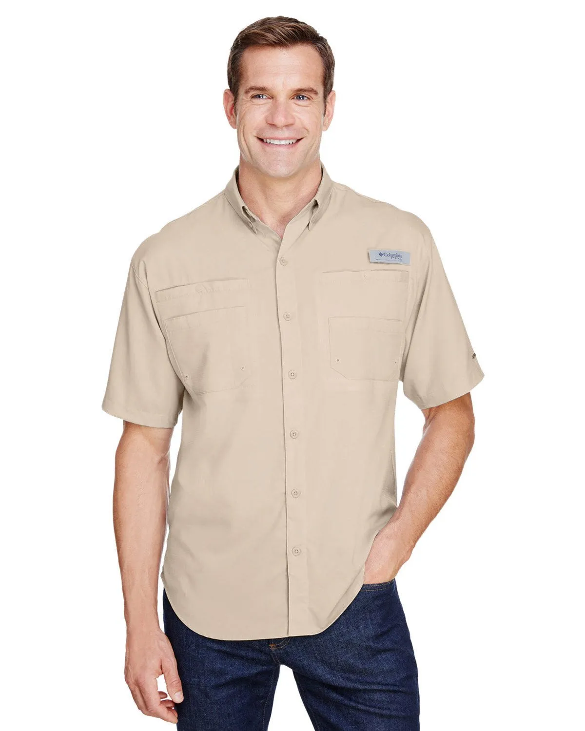 Columbia Tamiami Ii Short Sleeve Shirt 7266 Fossil