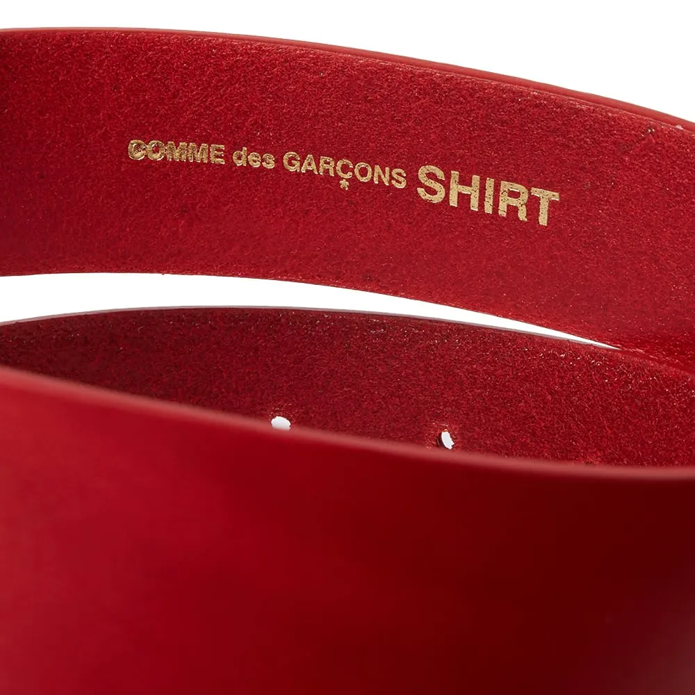 Comme des Garcons SHIRT Classic Leather BeltRed