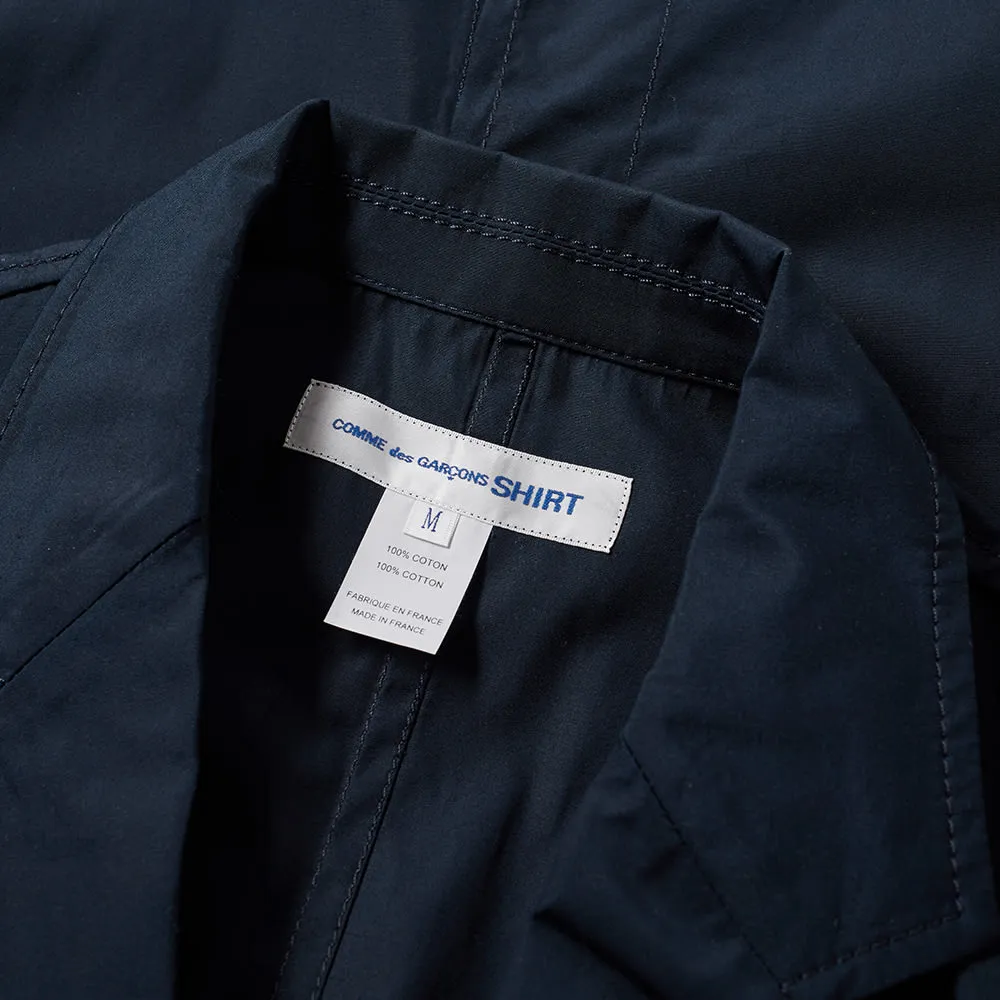 Comme des Garcons SHIRT Poplin BlazerNavy