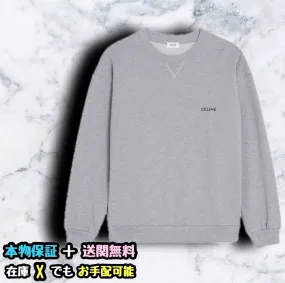 Cotton fleece Celine sweatshirt.