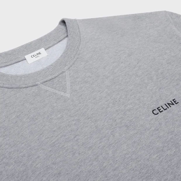 Cotton fleece Celine sweatshirt.