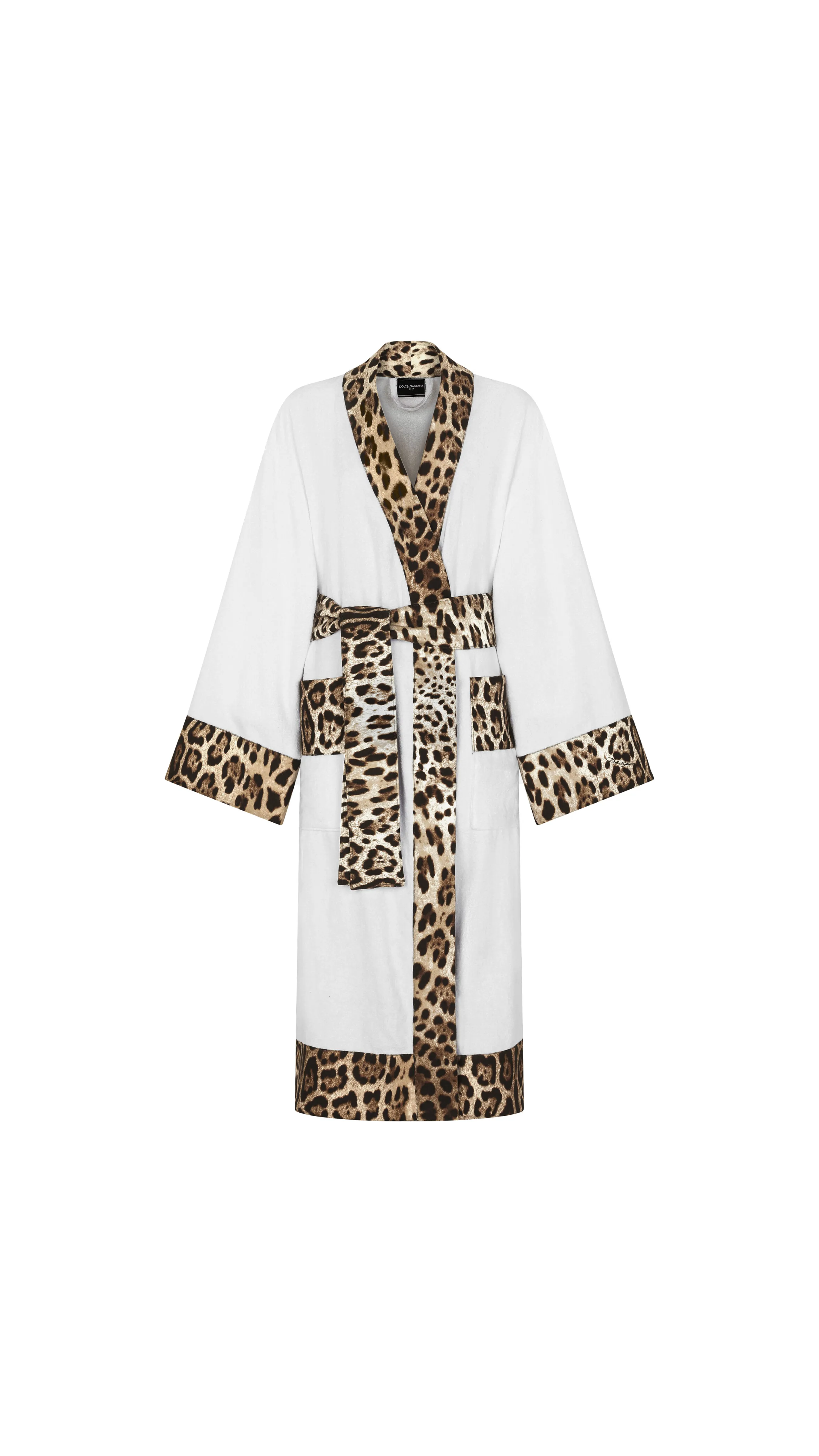 Cotton Leopard Bathrobe