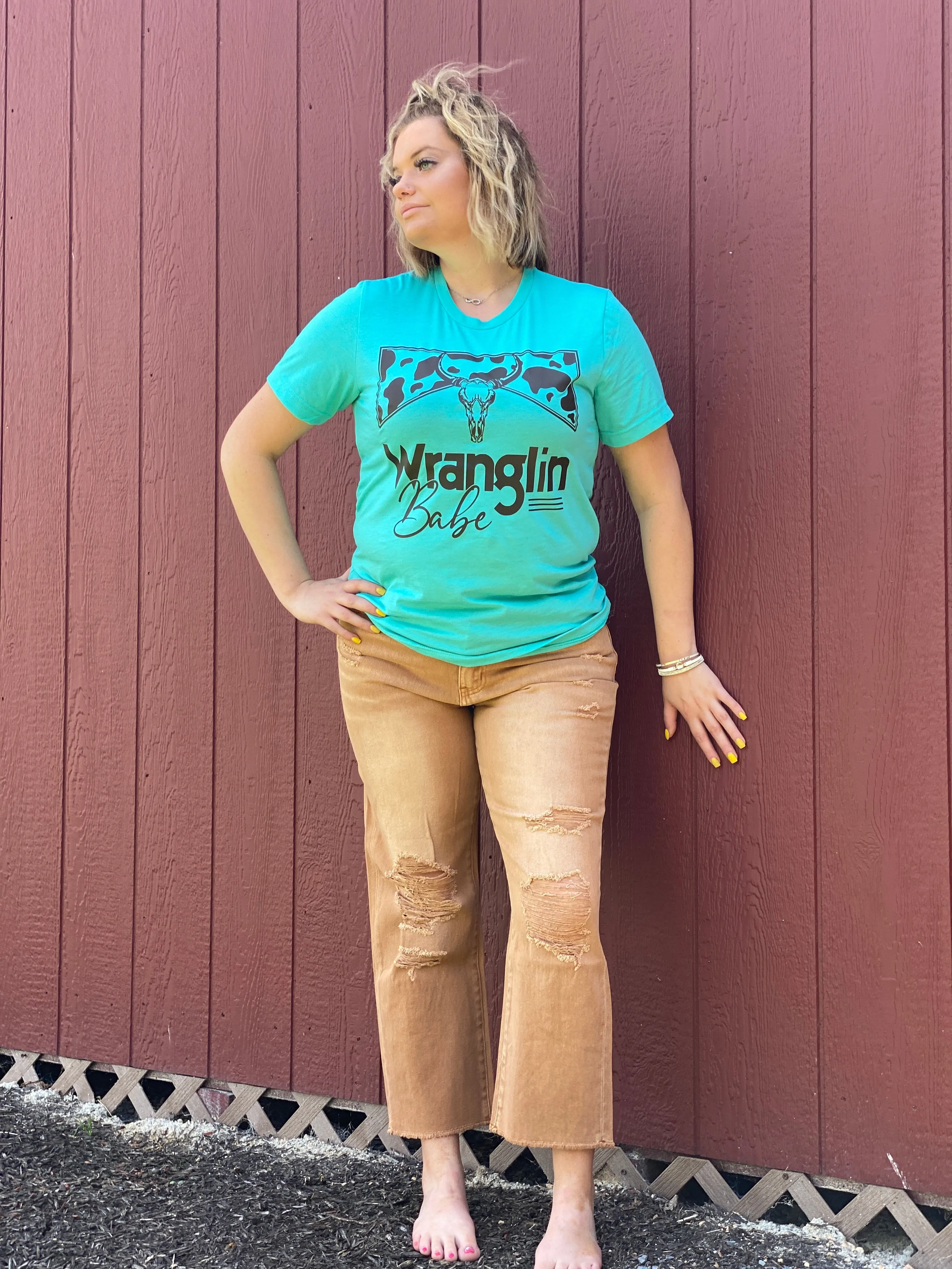 Cowgirl T-Shirt with Beautiful Design - Buy Now!