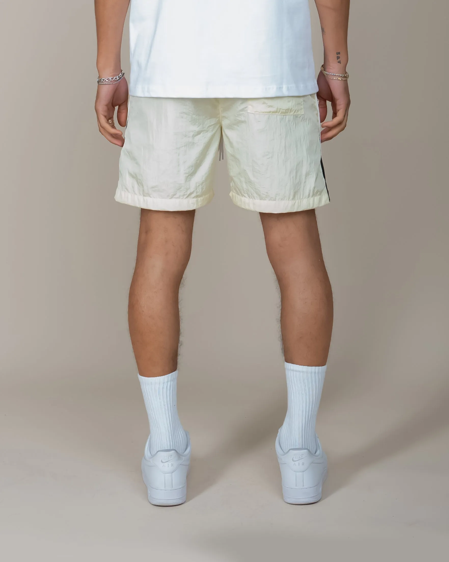 Cream EPTM Derby Shorts.