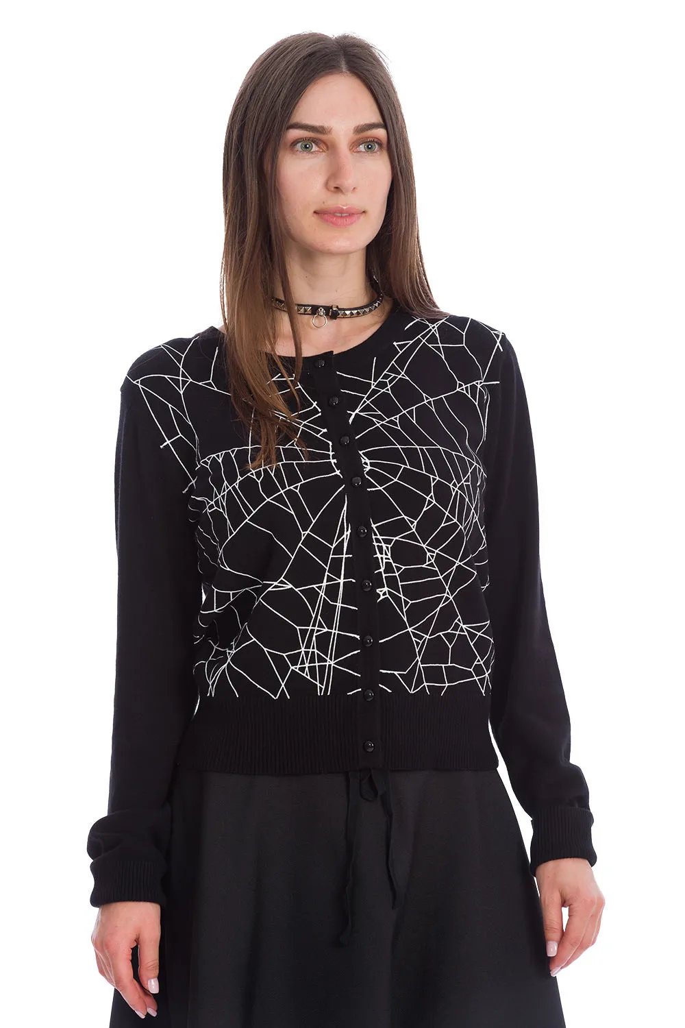 Creepy Spider Knitted Cardigan