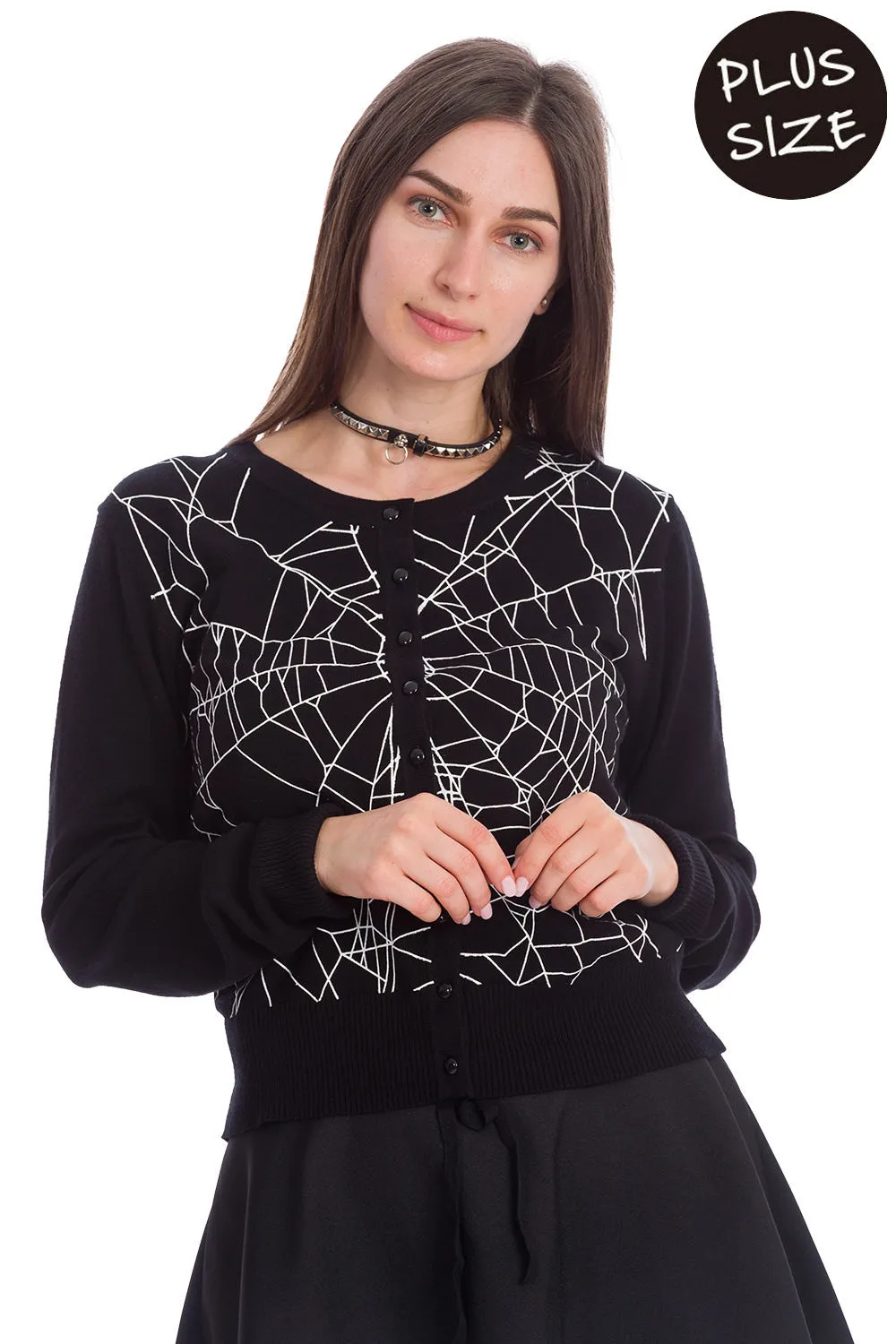 Creepy Spider Knitted Cardigan