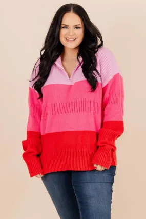 Delicious Pink Sweater: Shortcake Kisses Pullover