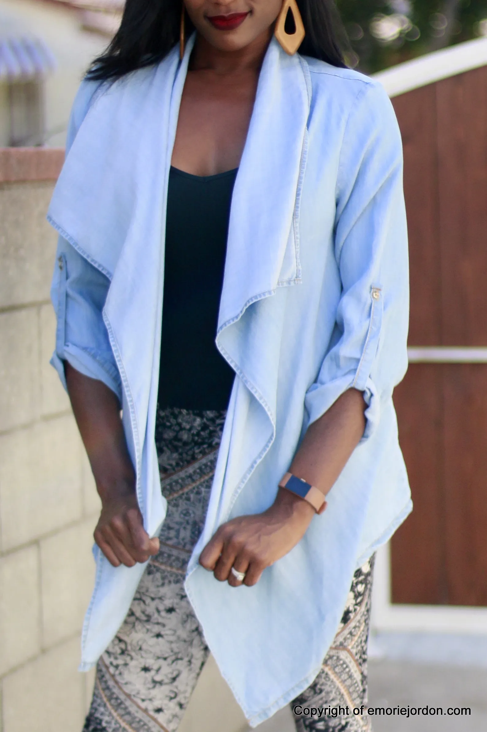 Denim Cardigan - Shop Now