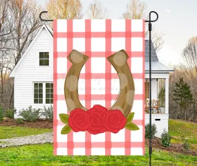 Derby Horseshoe Garden Flag - Best Price, High-Quality, Fast Shipping, Limited Stock.