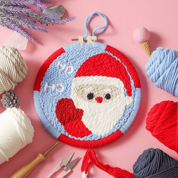 DIY Christmas Embroidery Punch Kit