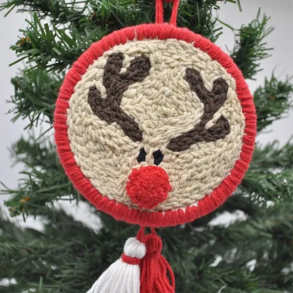 DIY Christmas Embroidery Punch Kit